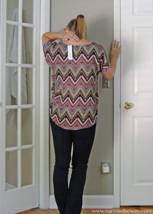 pomelo indianan graphic print mixed material tee