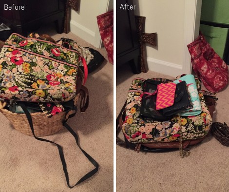 Handbags Before &amp; After